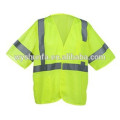 EN20471 polyester GSM120g Veste de sécurité haute réfléchissante pour adultes M-5XL